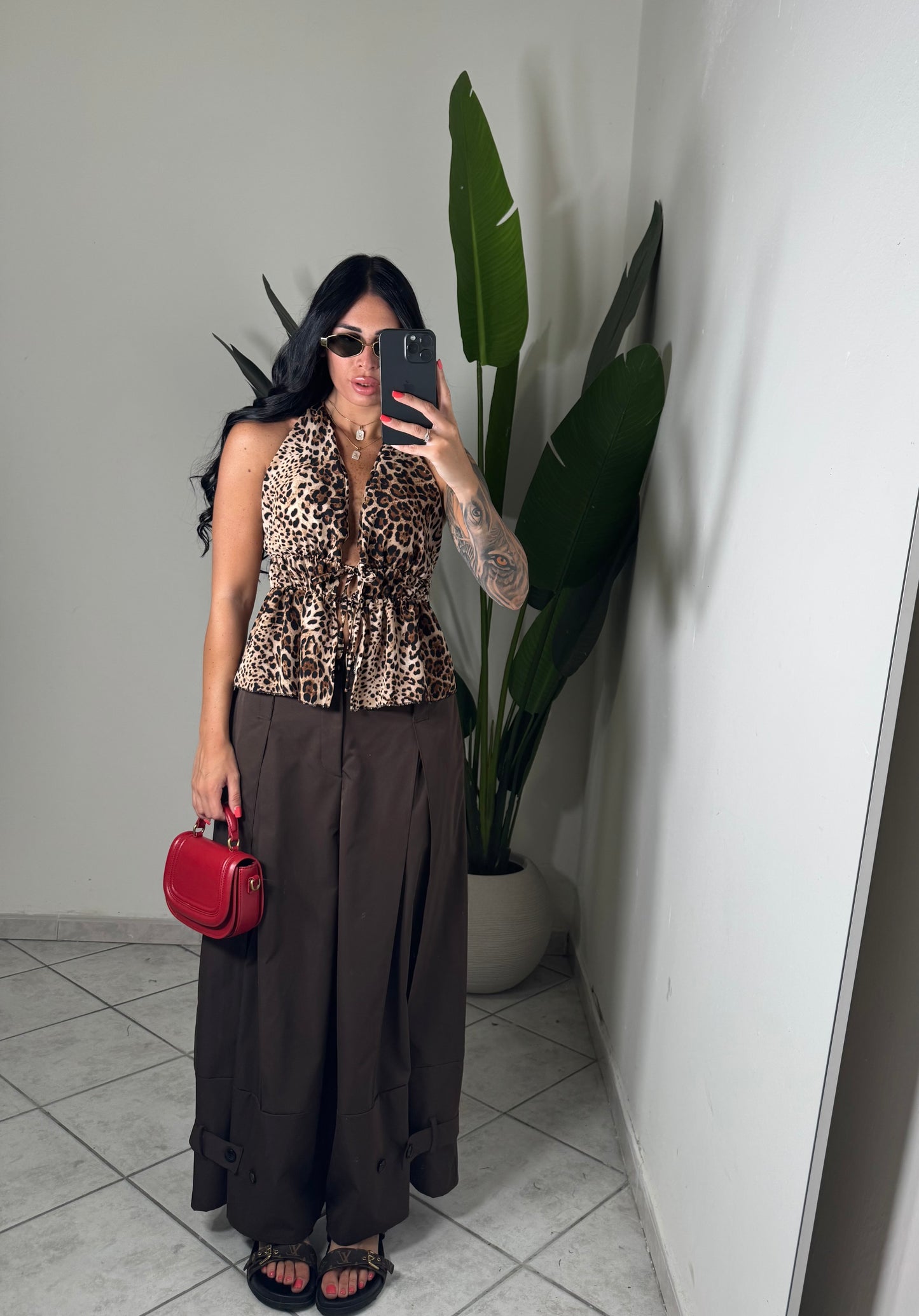 Pantalone palazzo✨marrone