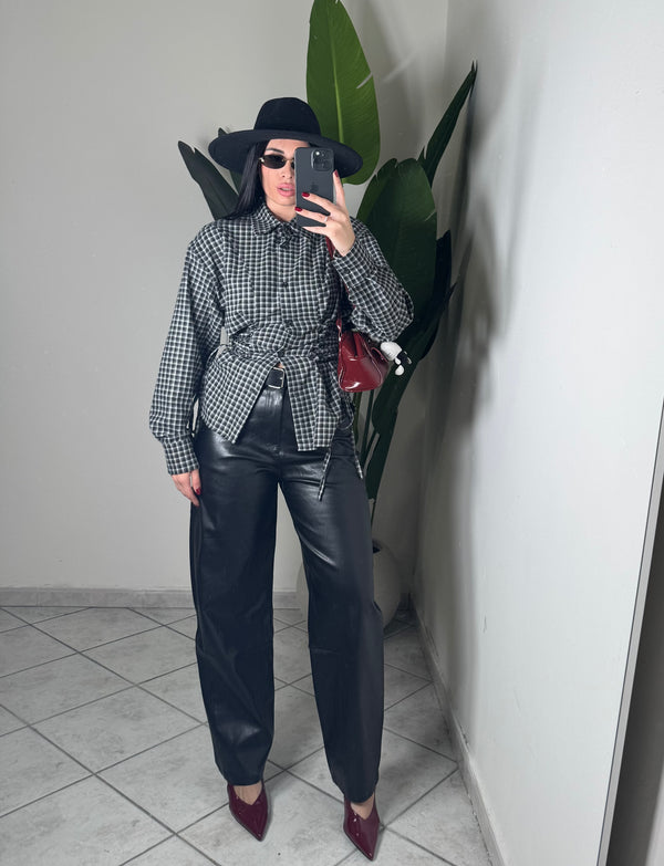 Pantalone eco-pelle nero✨