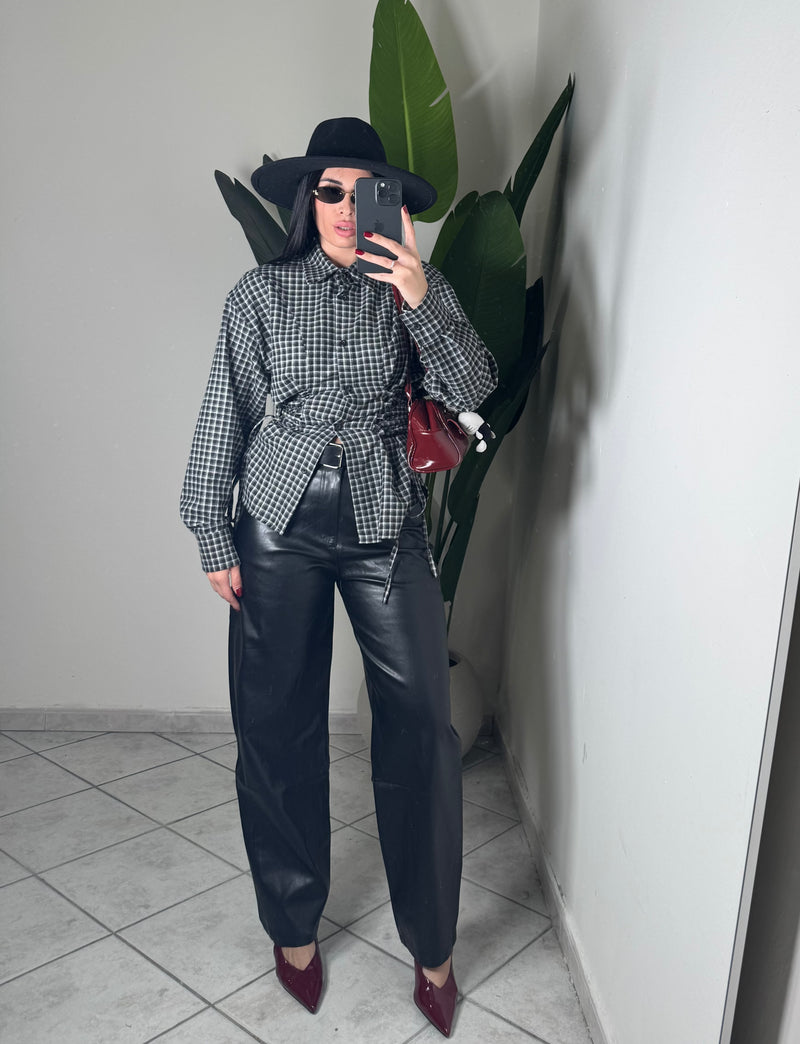 Pantalone eco-pelle nero✨