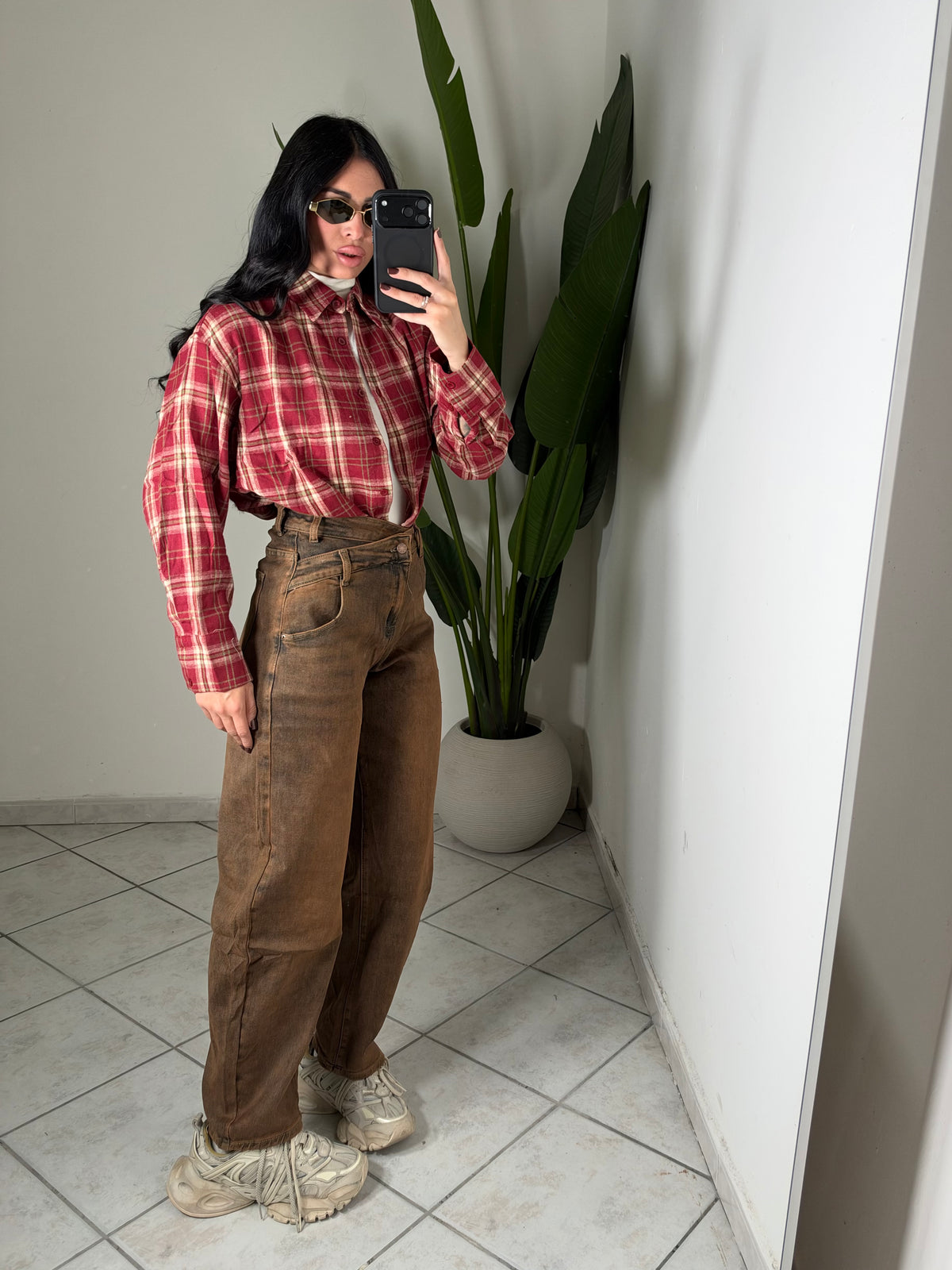Jeans adrix marrone✨