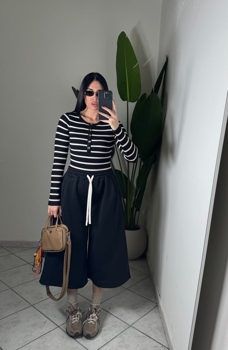 Maxi bermuda tuta✨nero