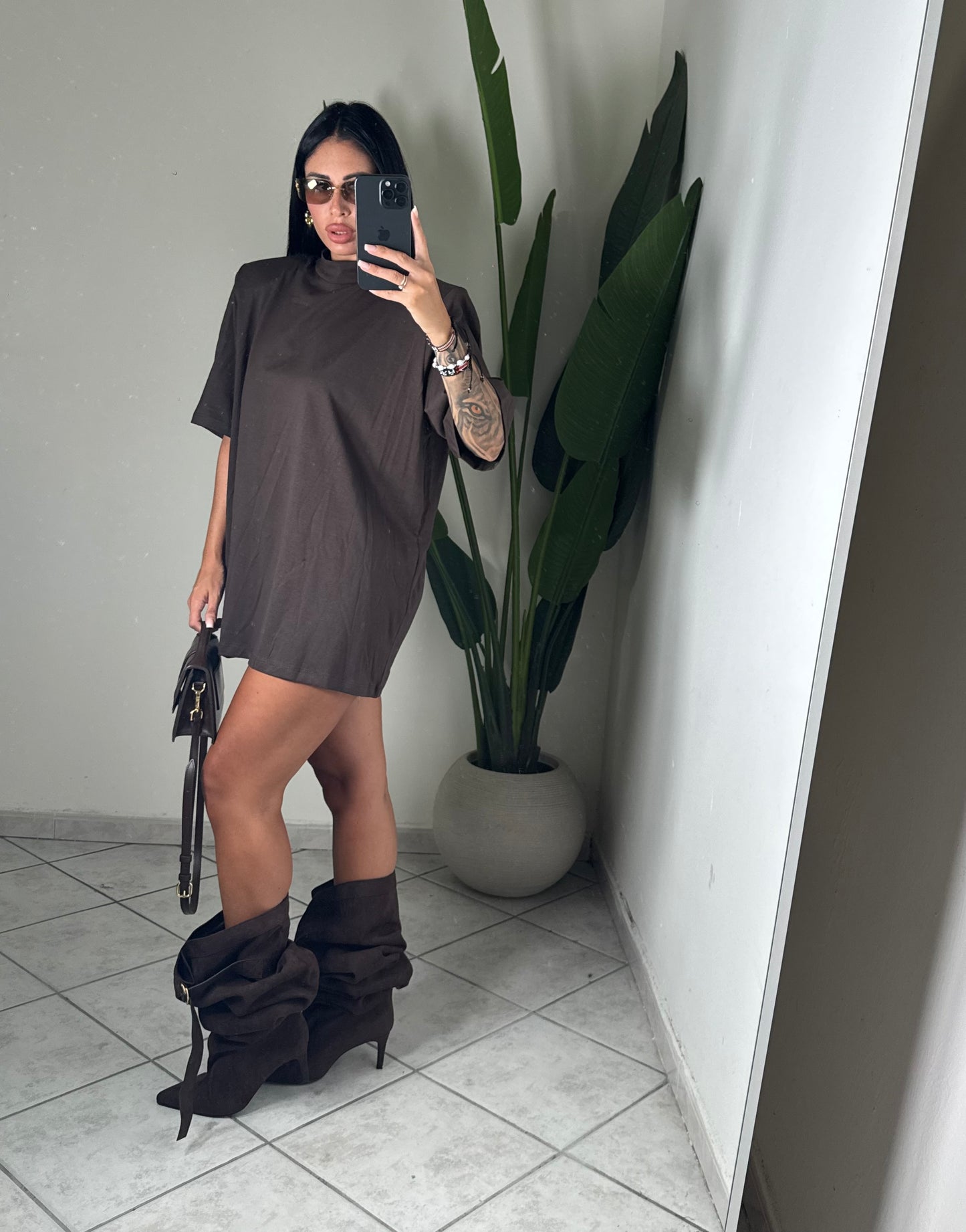 Maxi t-shirt just west mezza manica ✨