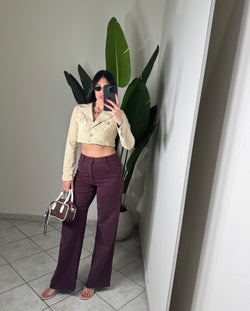 GIUBINETTO CROP MOOD ZARA BEIGE