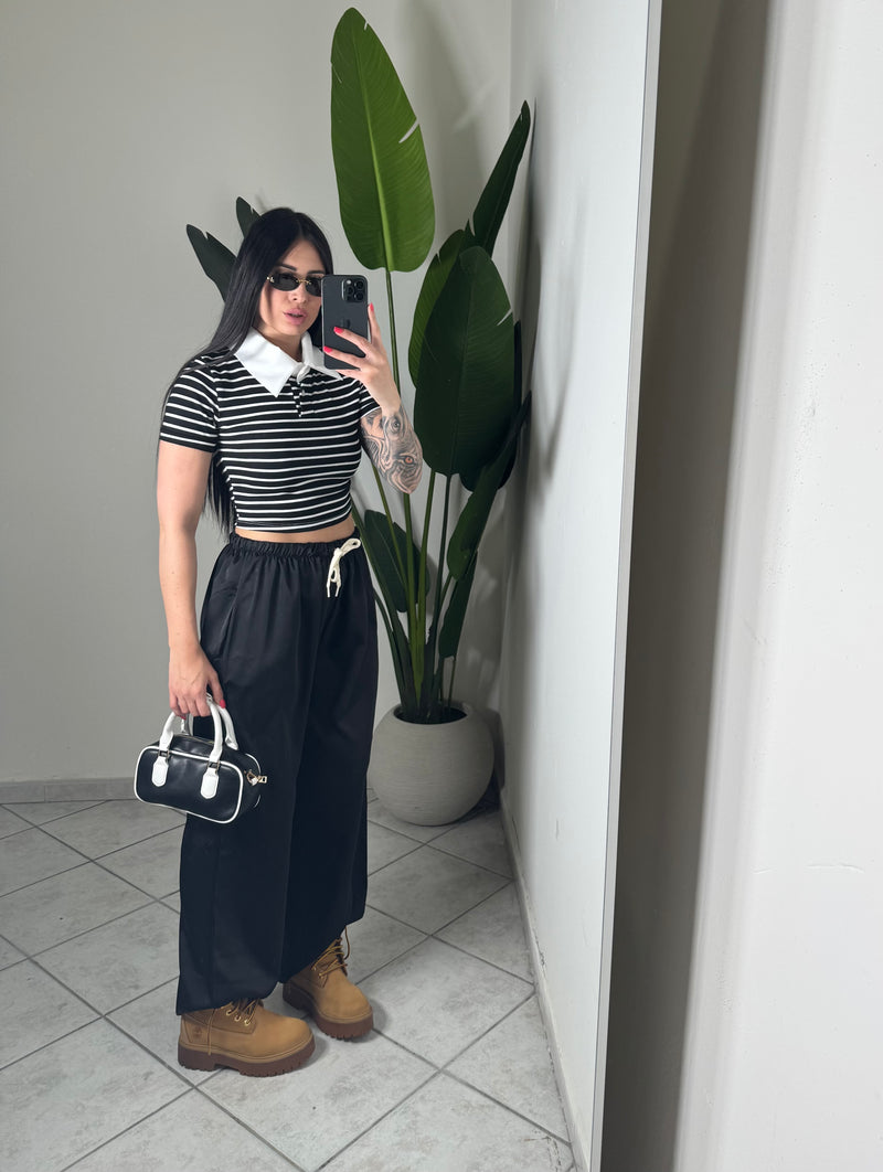 Pantalone raso nero✨