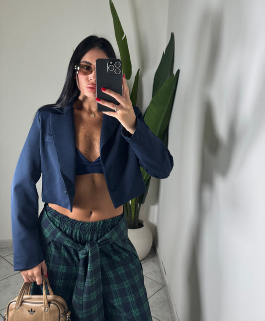 Blazer crop ✨blu