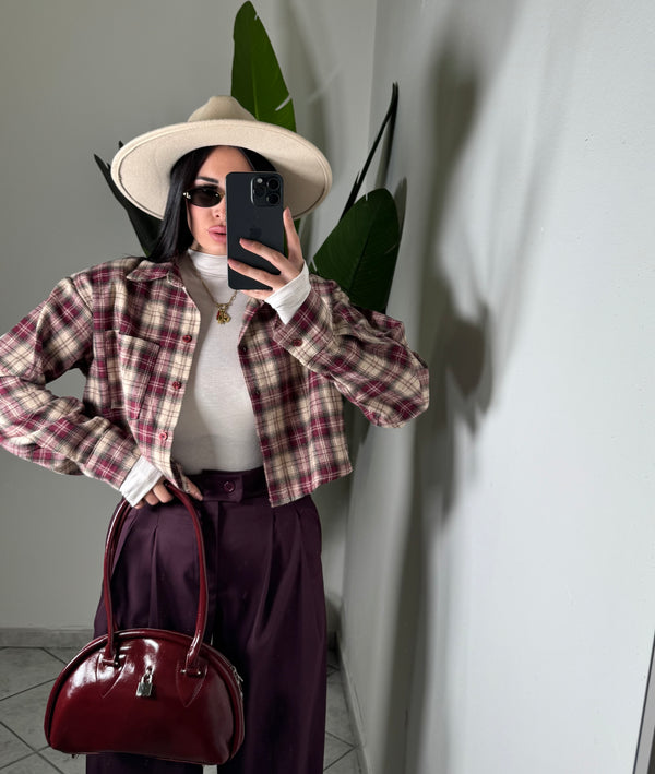 Camicia crop✨