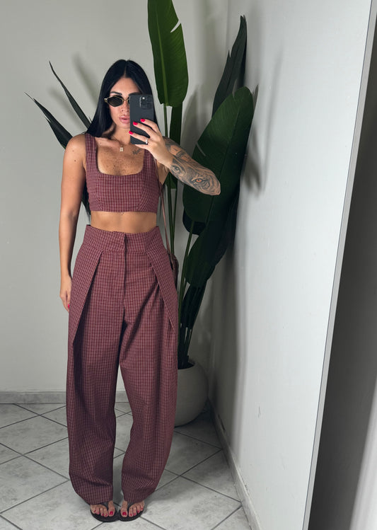 Coordinato Just West✨Bordó