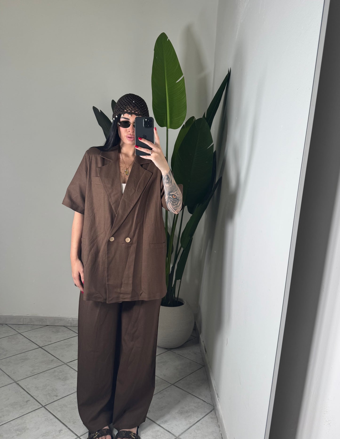 Tailleur lino✨