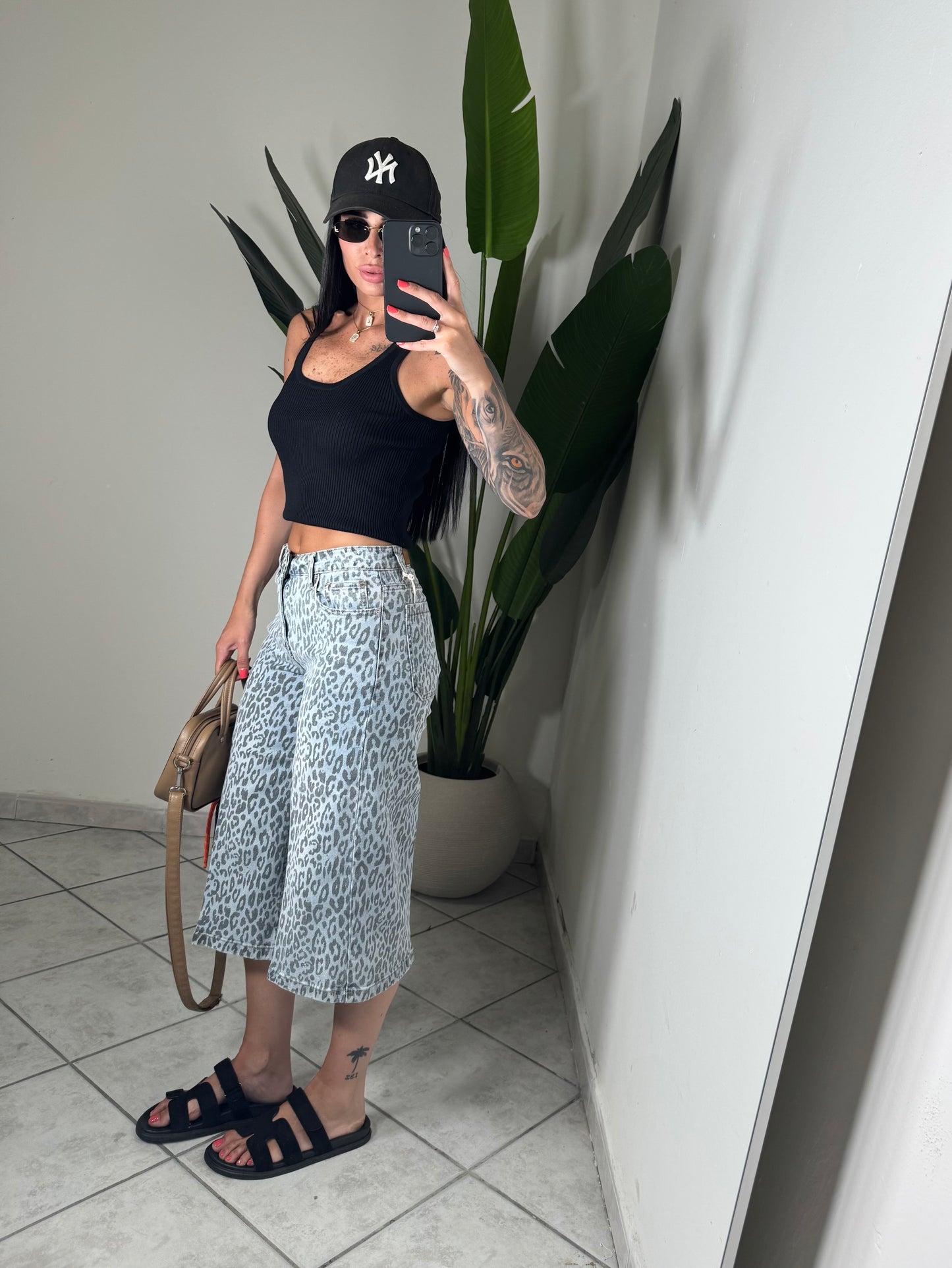 Bermuda maculato denim ✨