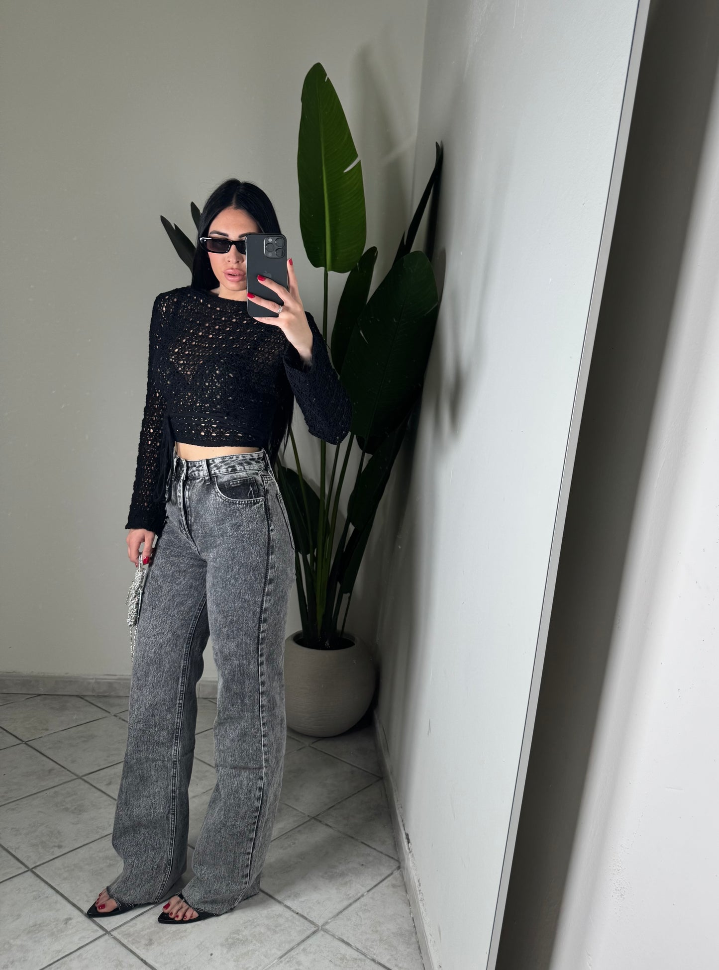 Jeans seesee grigio✨
