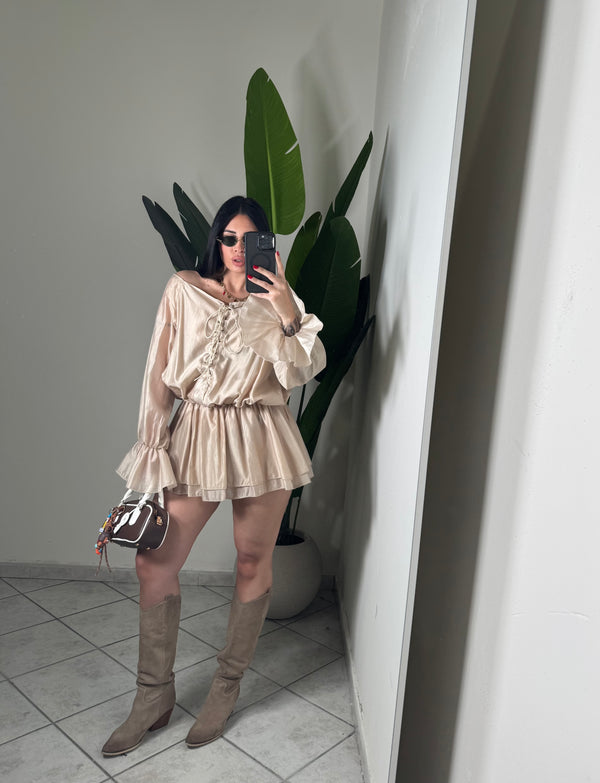 DRESS fru✨beige scuro
