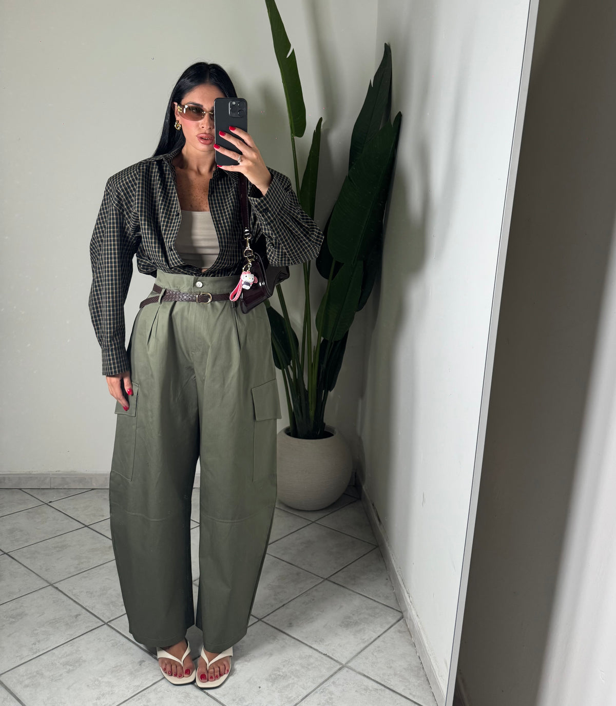 Pantalone JUST WEST ✨verde