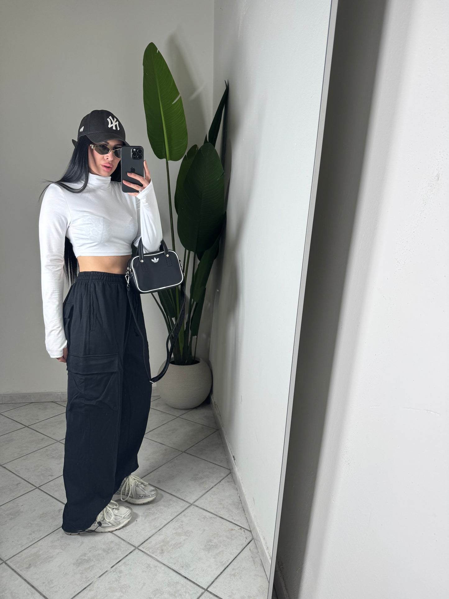 Pantalone tuta cargo✨