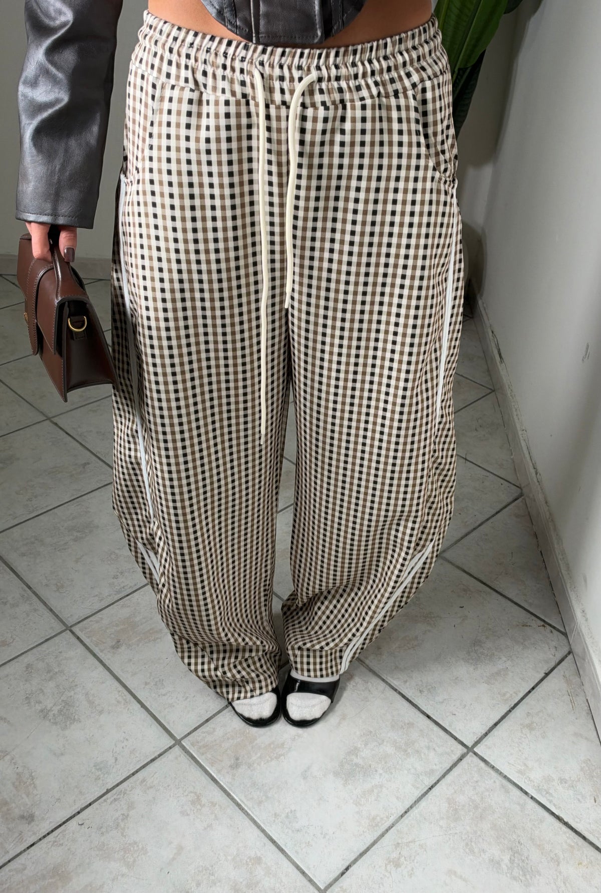 Pantalone ballon quadretti✨
