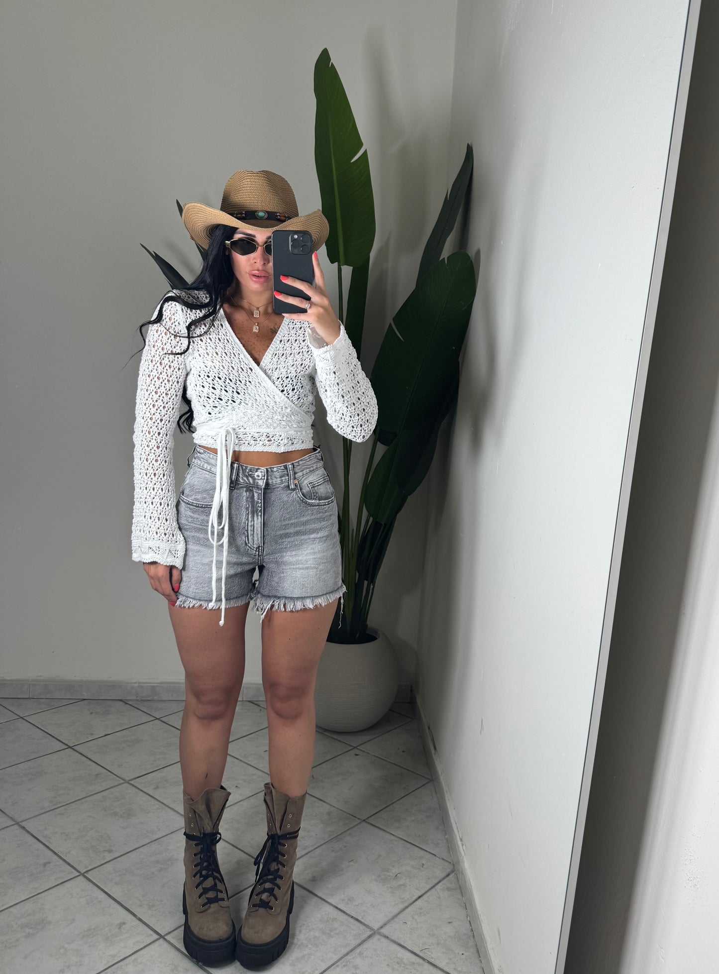 Short miss bon bon✨grigio