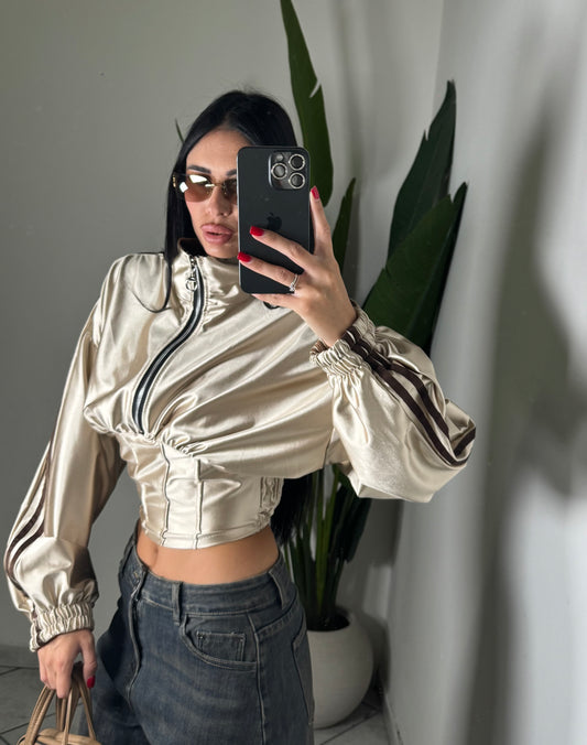 Felpina crop ✨Beige