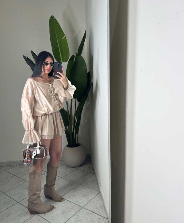 DRESS fru✨beige scuro