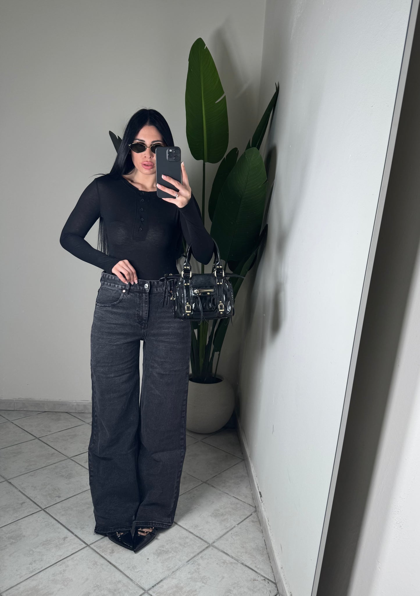 Jeans miss bon bon nero✨