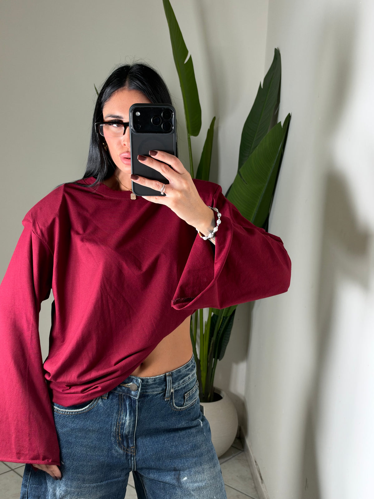 T-shirt con spalline✨