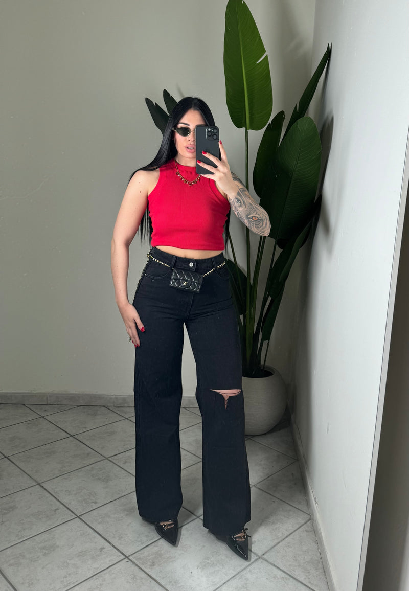 WIDE LEG NERO✨