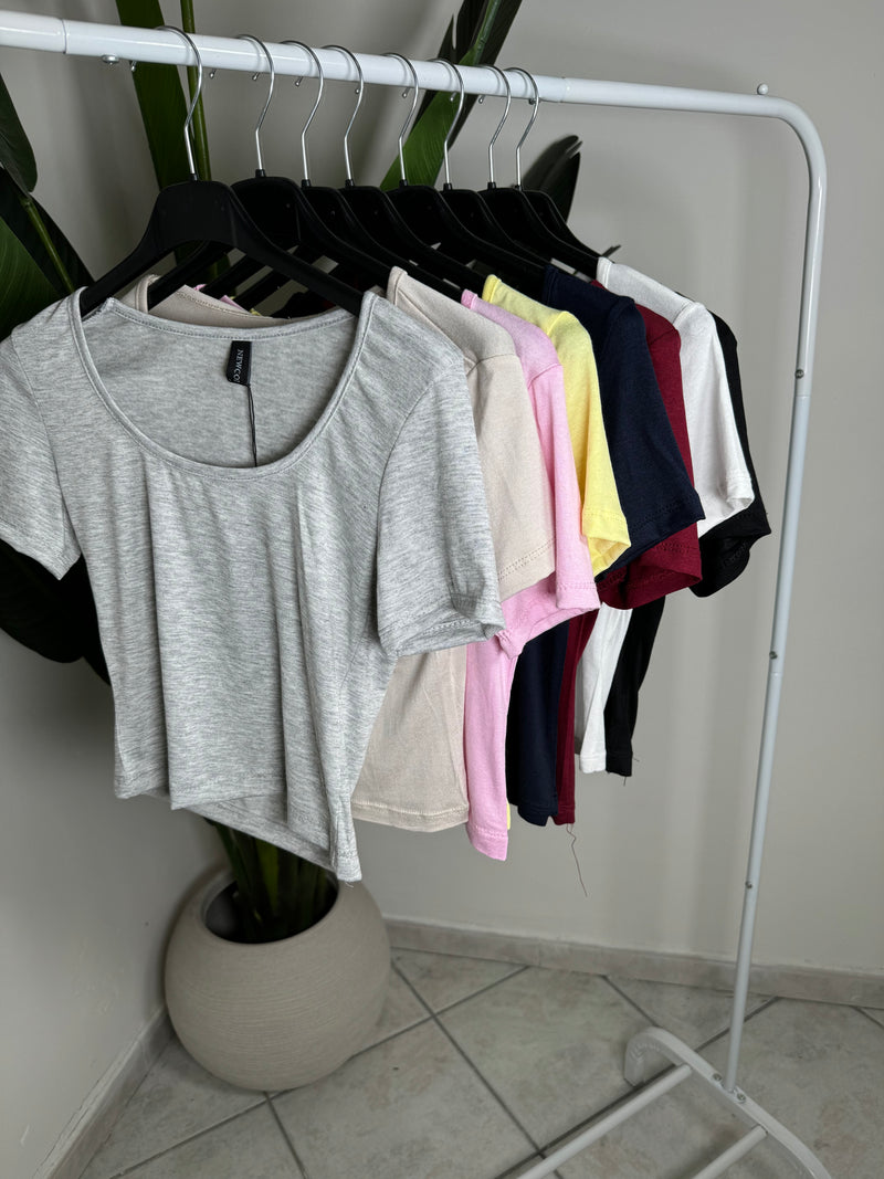 Maglia cotone collo quadrato✨