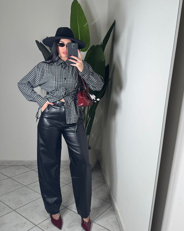 Pantalone eco-pelle nero✨