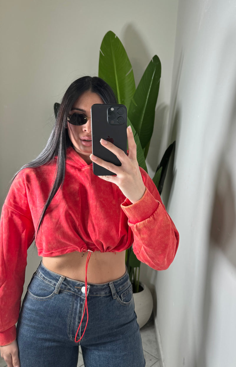 Felpa crop✨