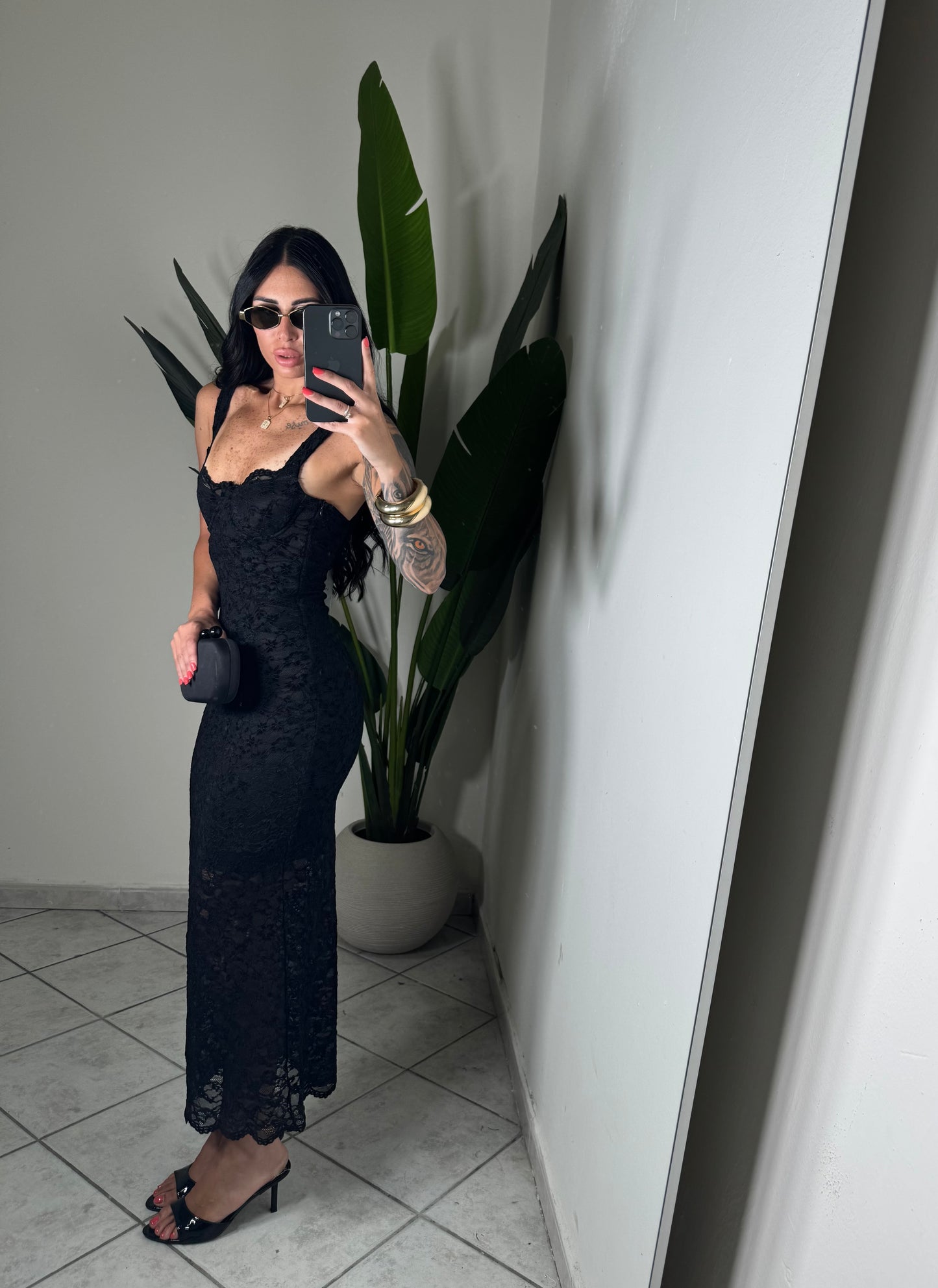 Long dress in pizzo✨