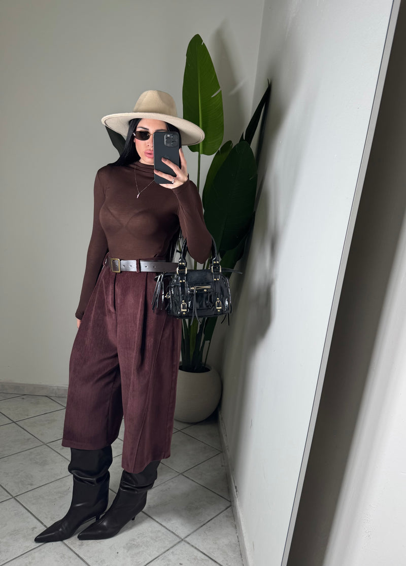 BERMUDA JUST WEST✨BORDÓ