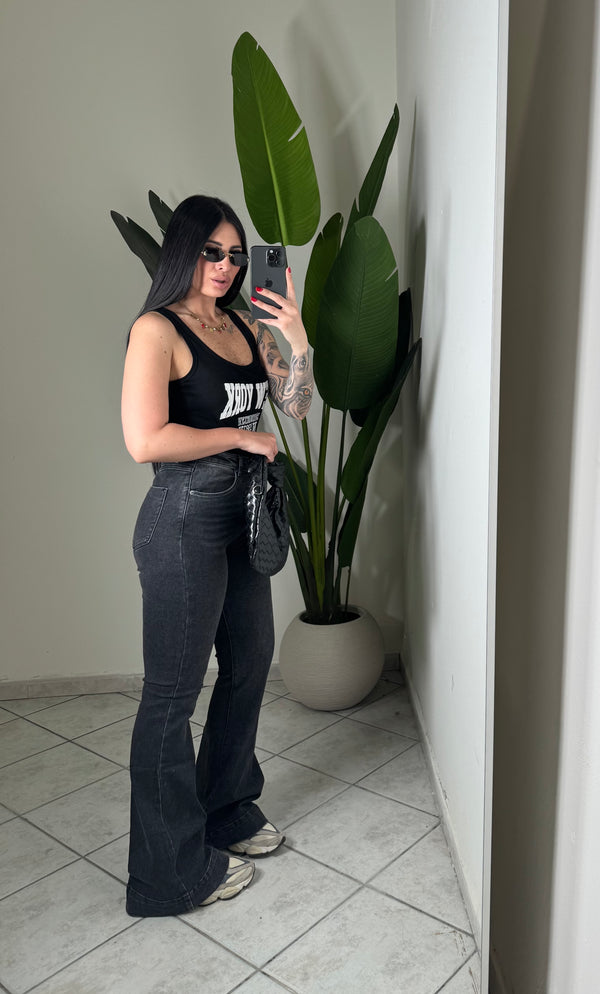 Jeans flare nero✨