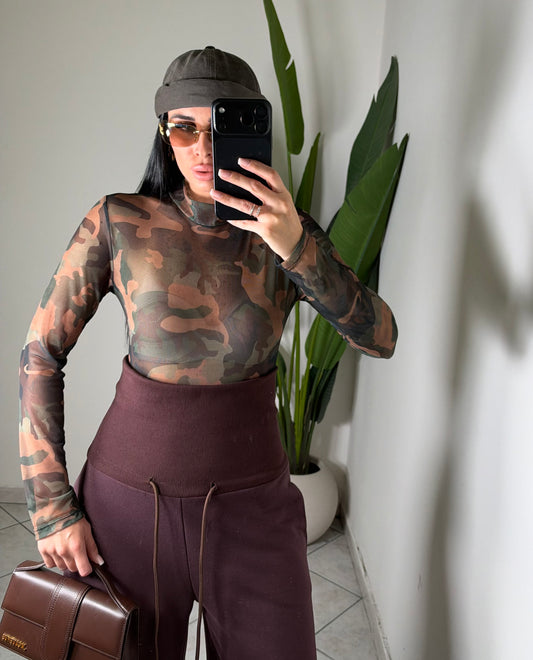 Body velato militare ✨