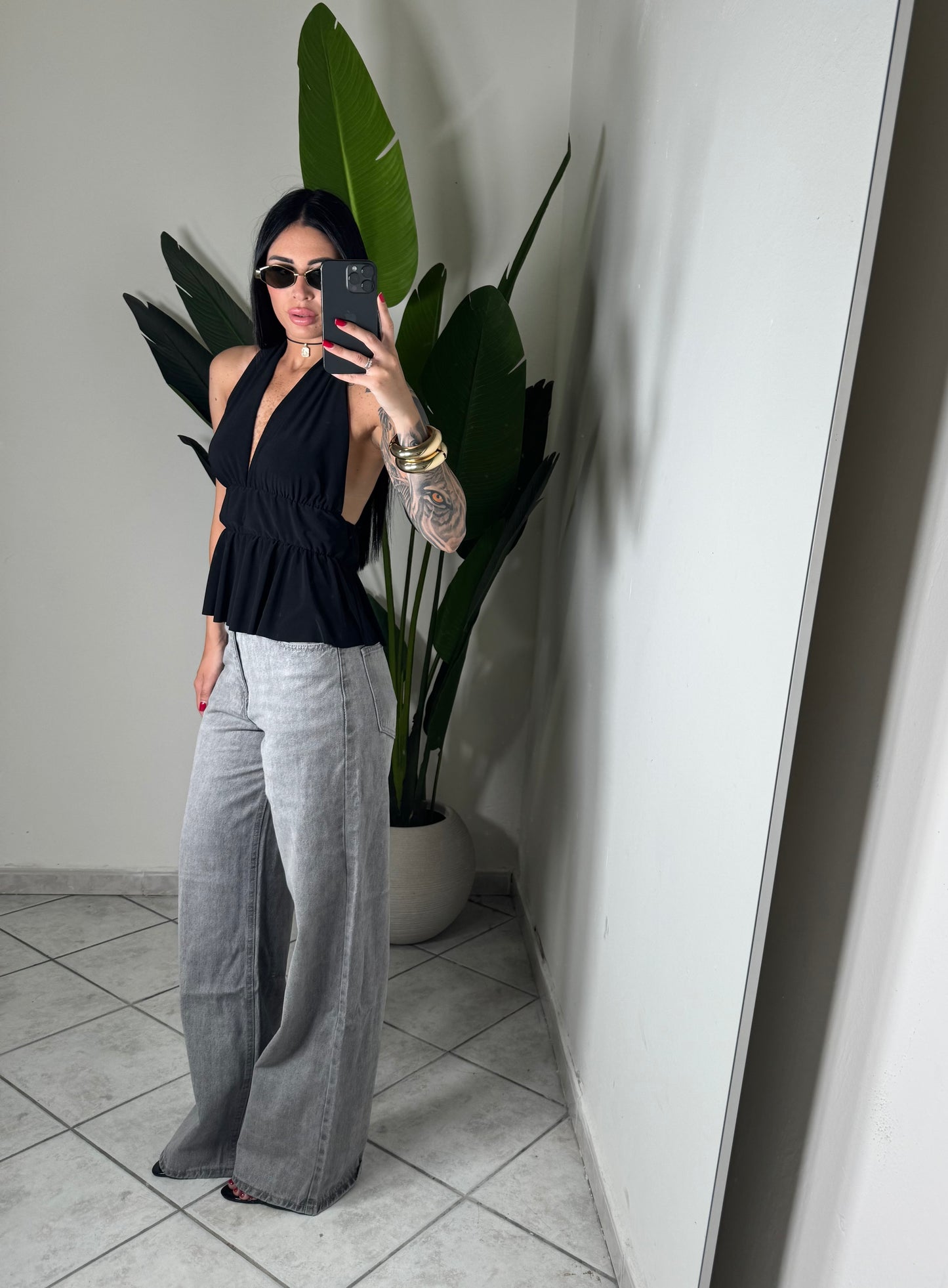Jeans seesee grigio✨