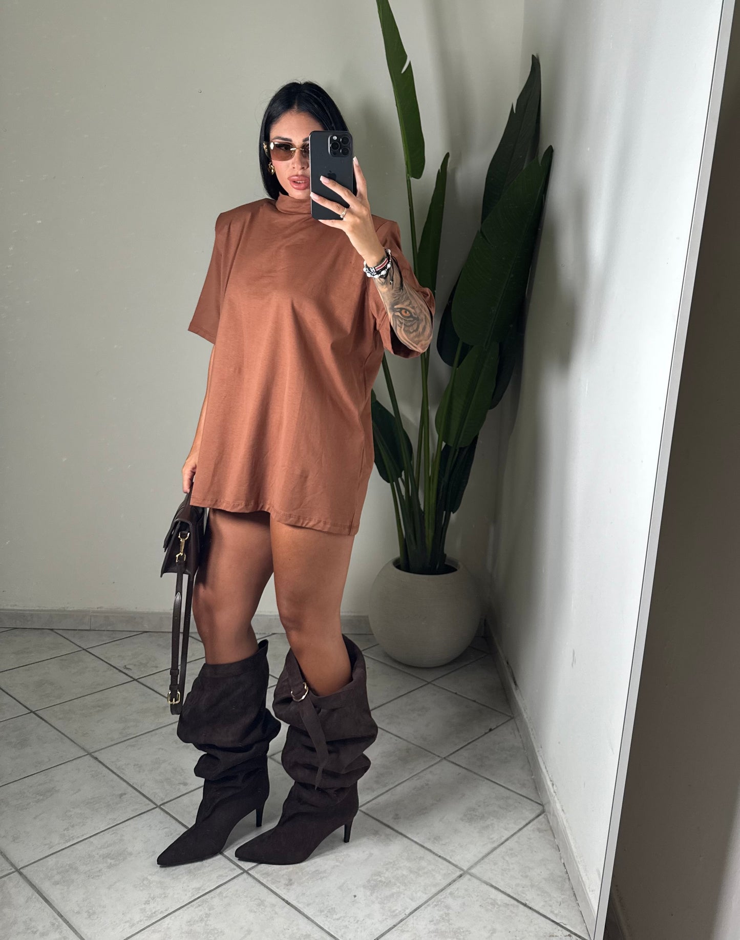 Maxi t-shirt just west mezza manica ✨