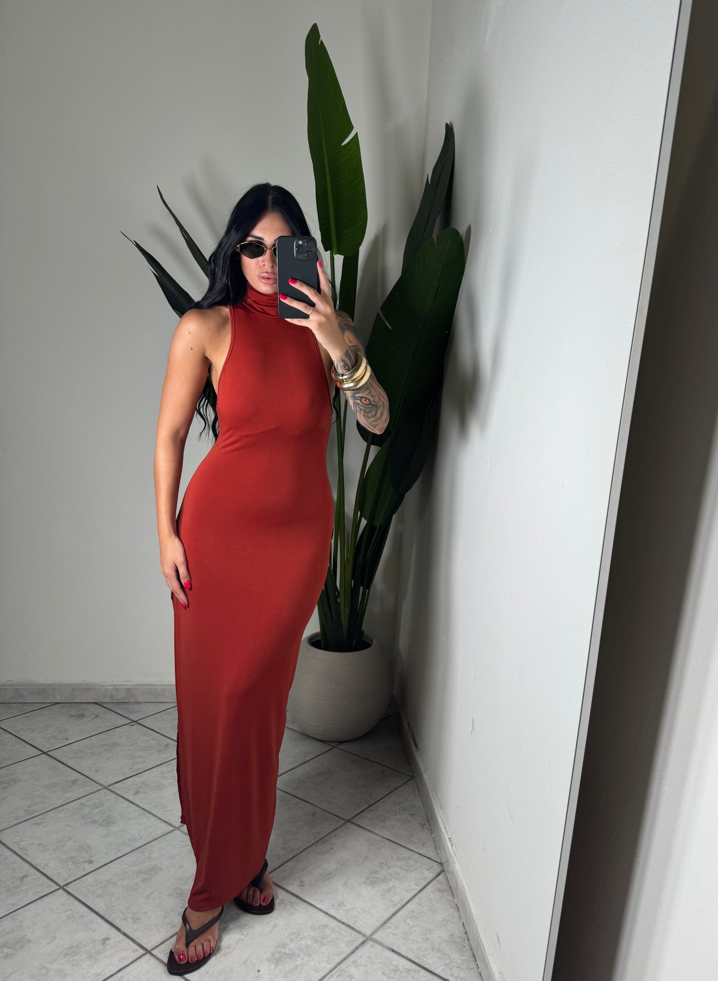 Long dress elen✨arancio