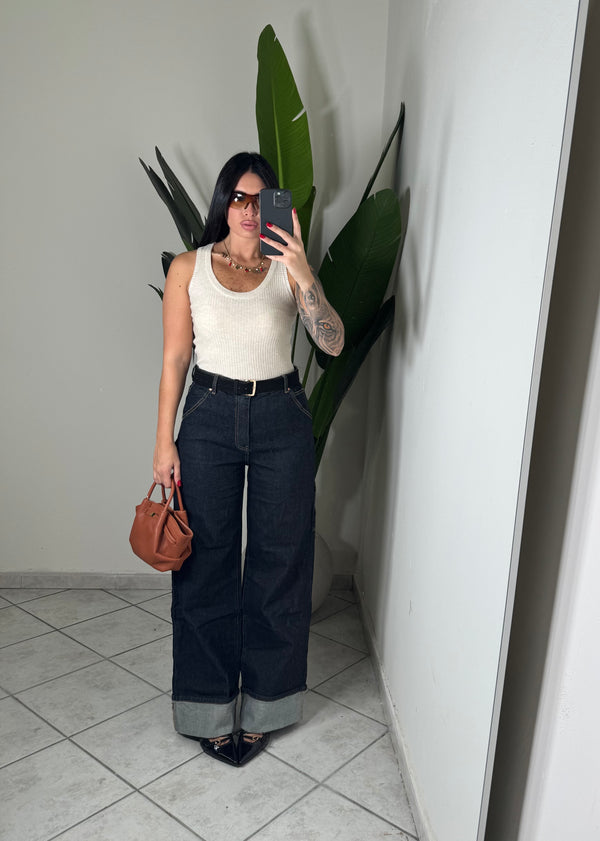 Jeans miss bon bon con cintura✨