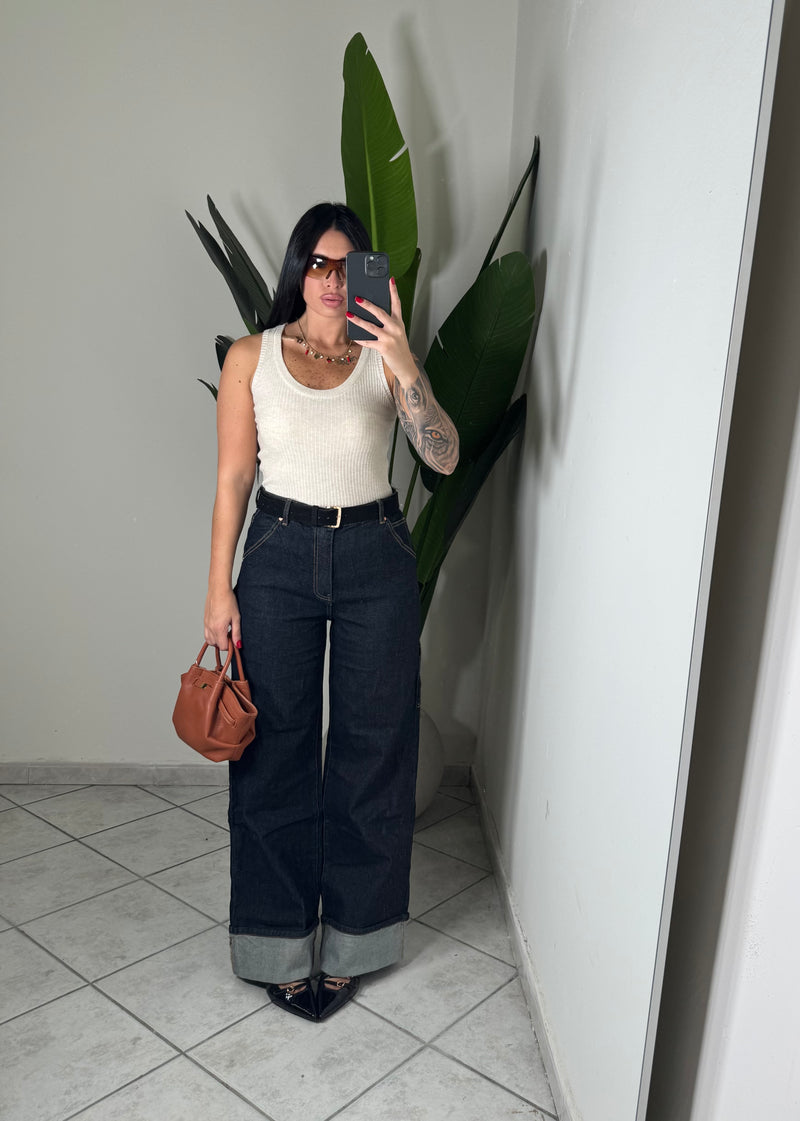 Jeans miss bon bon con cintura✨