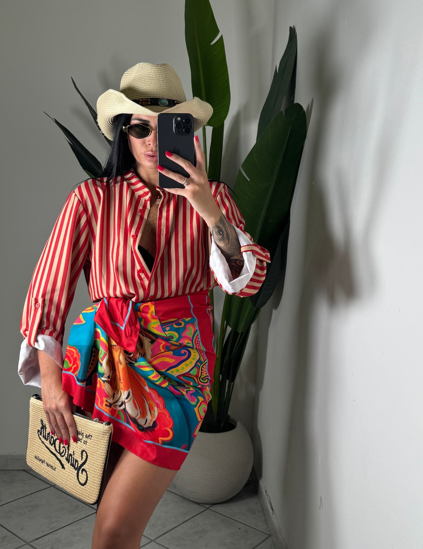 Coordinato camicia+gonna pareo✨