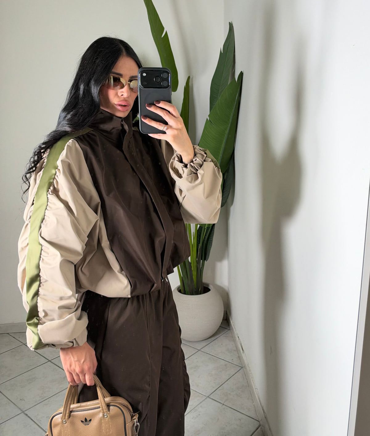 Bomber CLEA✨marrone verde