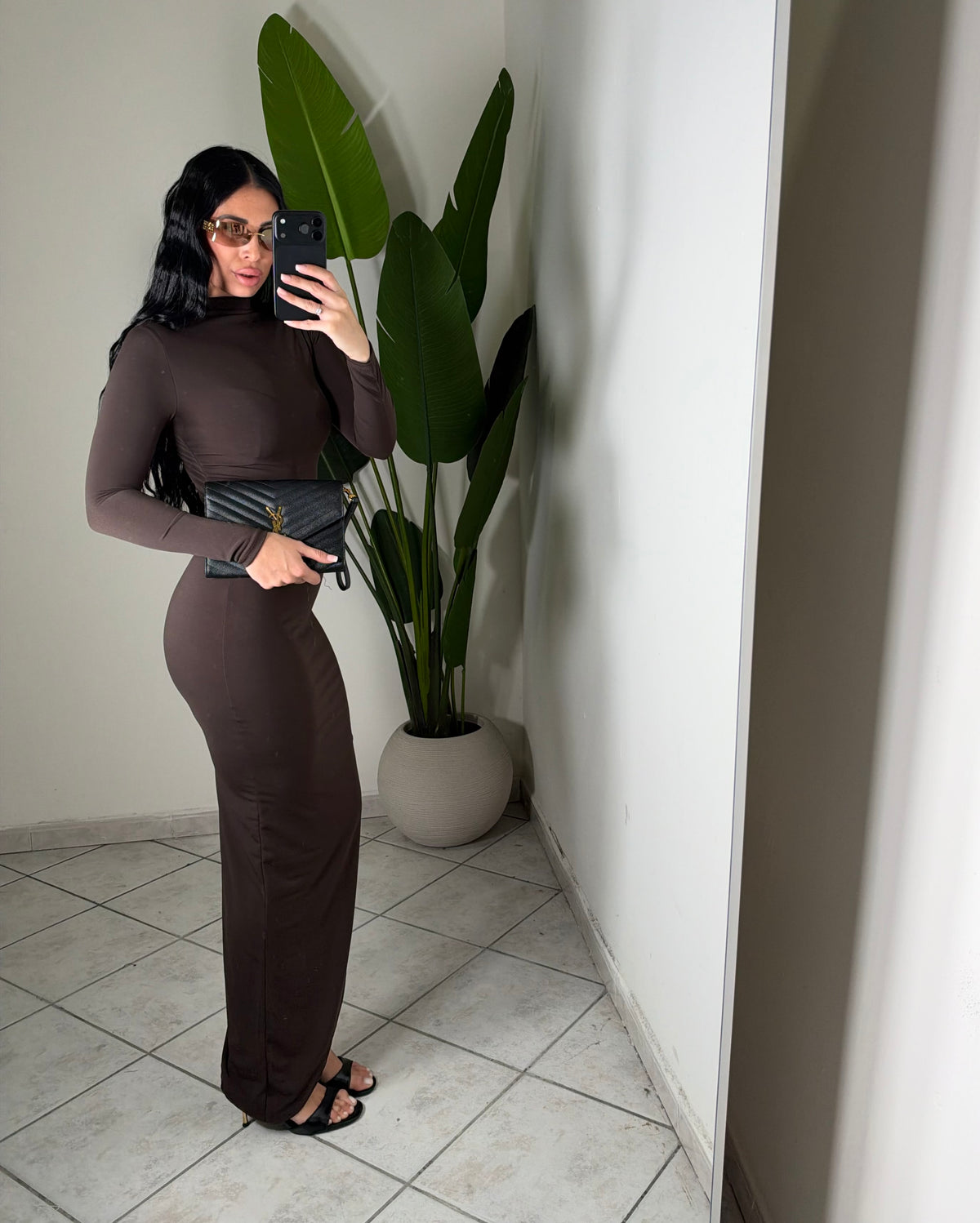 Long dress kim✨marrone