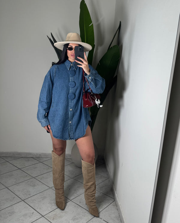 CAMICIONE DENIM✨