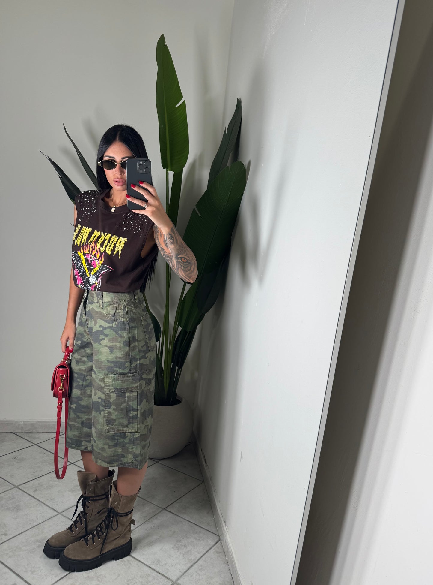 Maxi bermuda cargo militare ✨