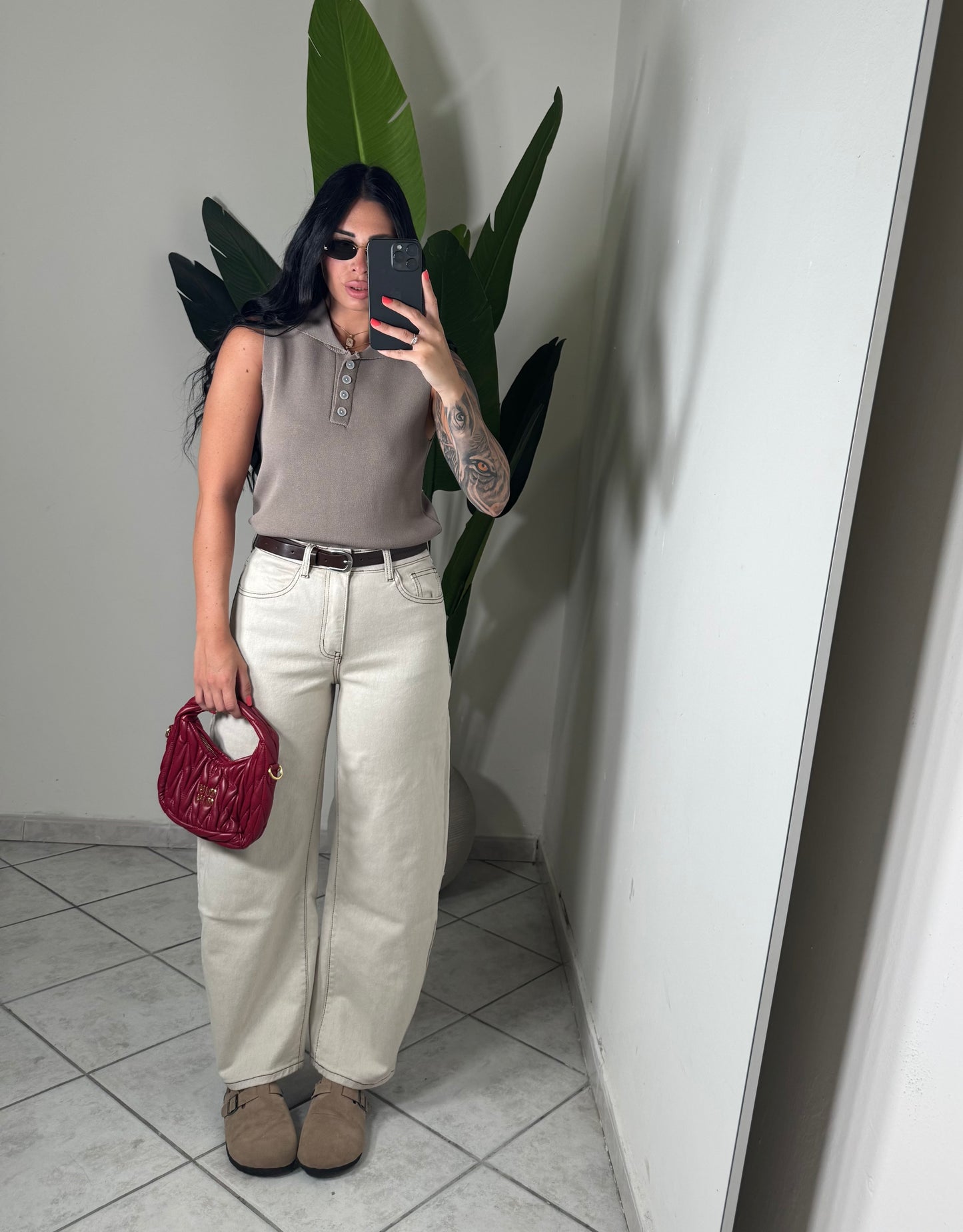 Ballon fit✨beige