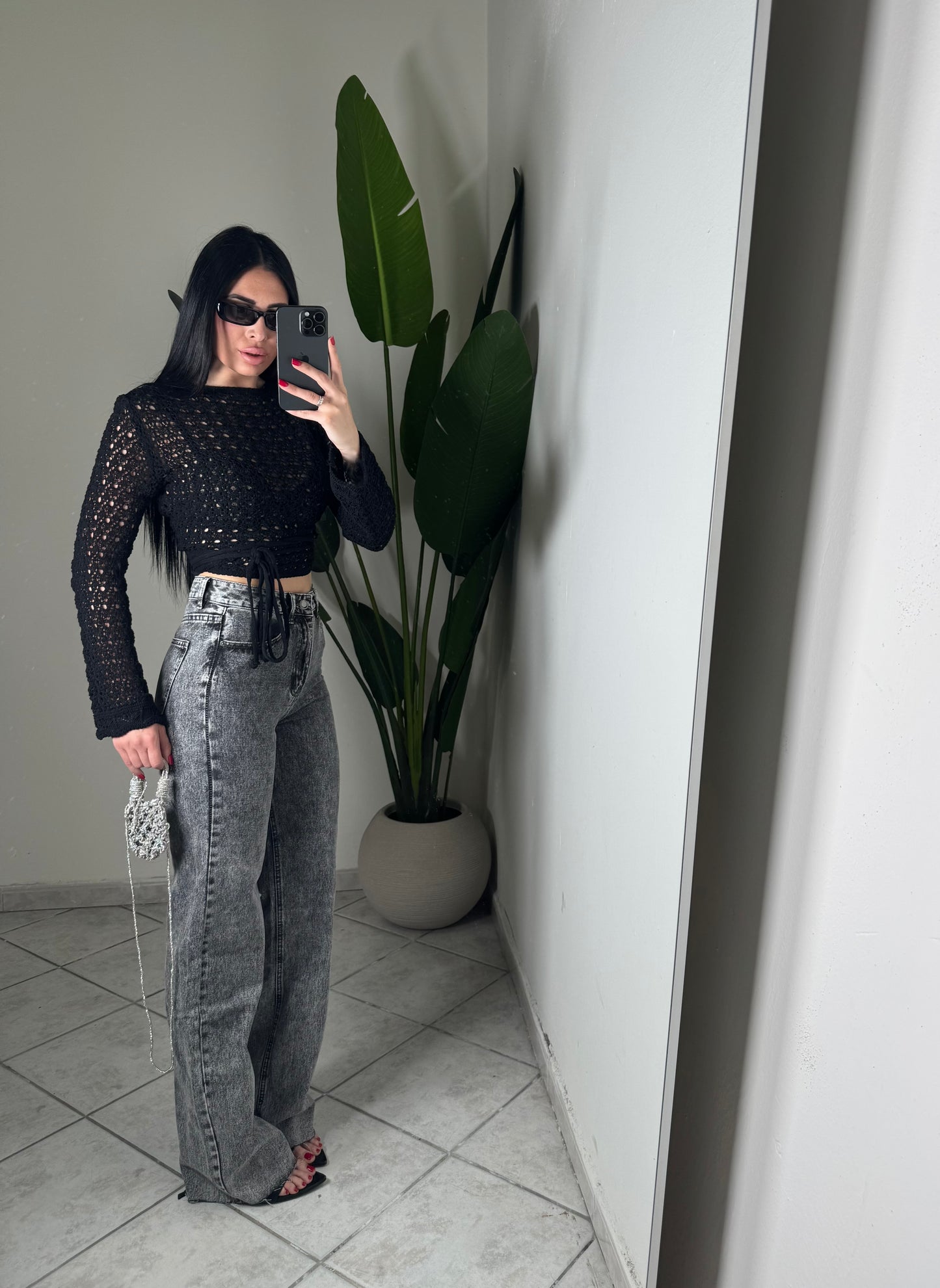 Jeans seesee grigio✨