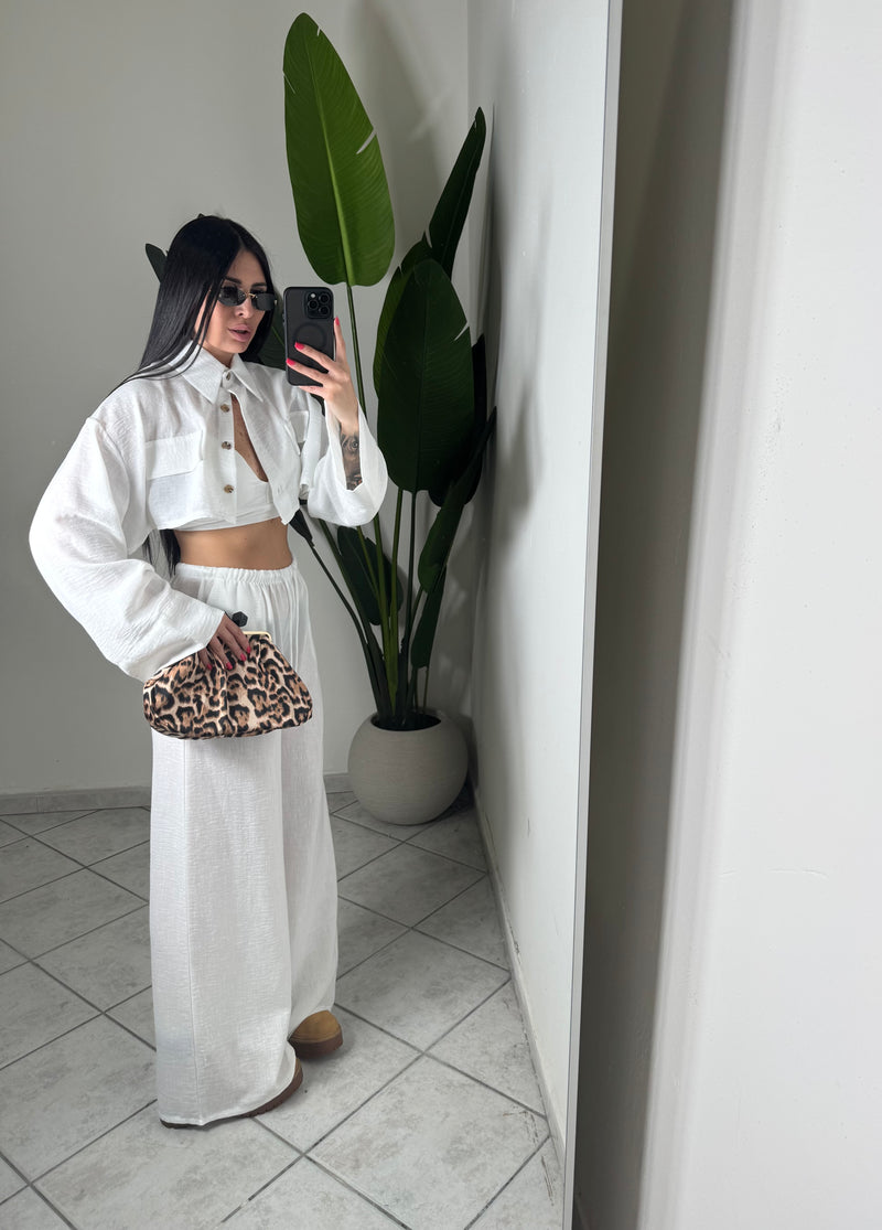 Coordinato in lino 3 pezzi✨