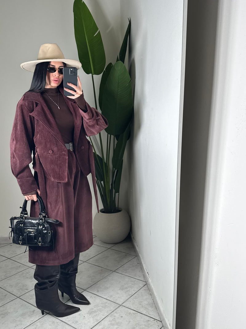 BERMUDA JUST WEST✨BORDÓ