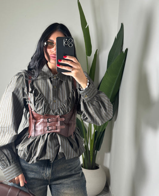 Camicia+bustino✨