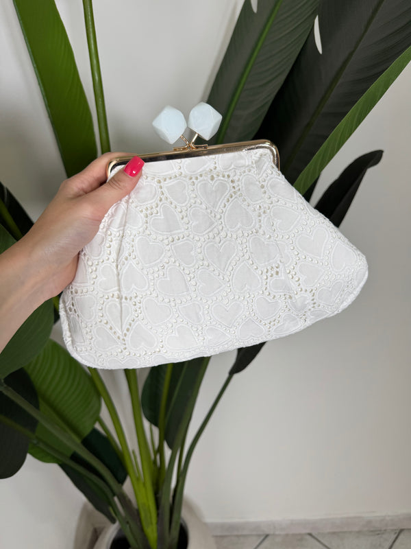 MAXI POCHETTE IN PIZZO🤍