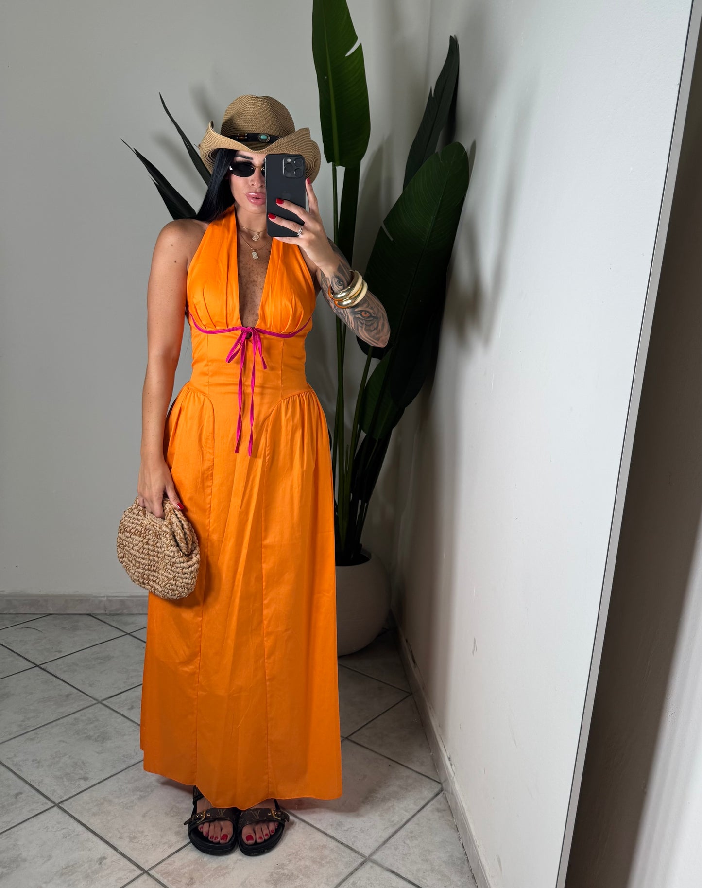 Dress mood zara✨arancio