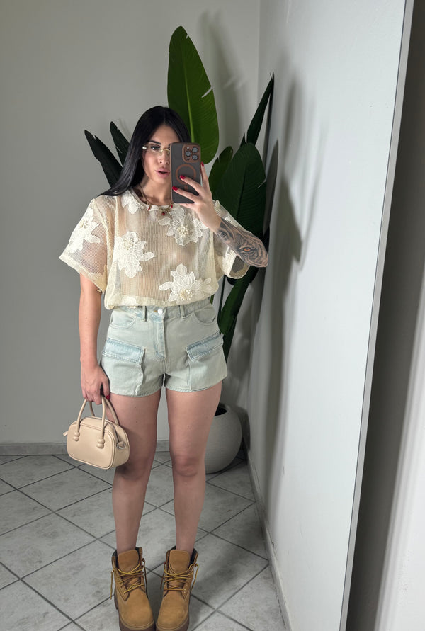 Shorts cargo sabbiato✨
