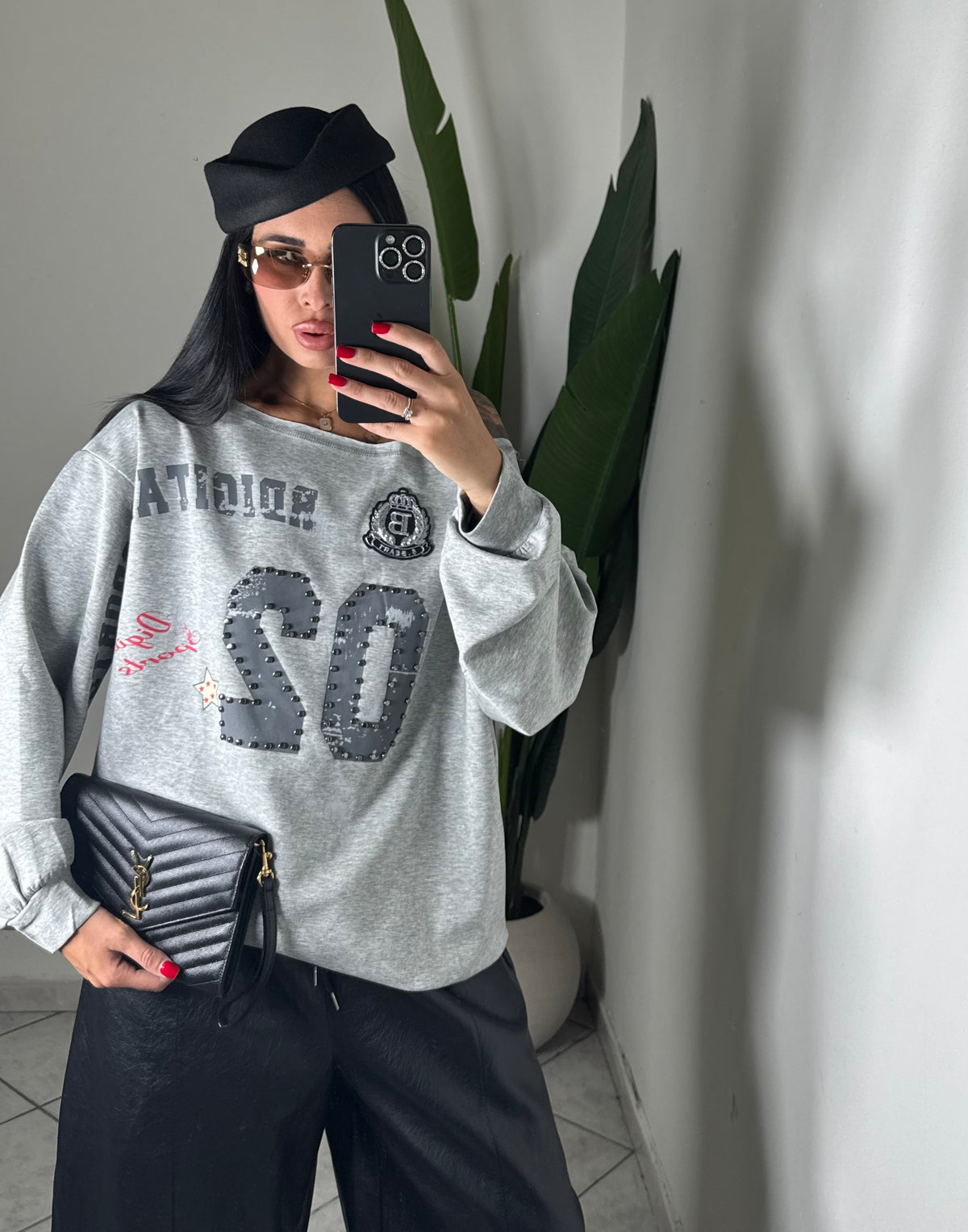 Felpa sports ✨grigio